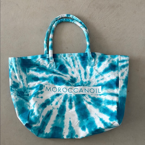 Moroccan Oil Large Tie Dye Summer Tote Bag - Picture 1 of 3